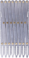 Aluminum Sewing Gauge, Buttonhole Spacer Button Holes Seam Guide Ruler Expanding