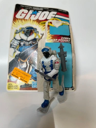 GI Joe ARAH SNOW SERPENT v1, 100% Complete, Uncut File Card, Original Owner