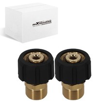 2PCS M22 Brass Adapter for Pressure Washer 14mm to 15mm Female 5000 PSI
