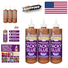 Trusted 3-Pack of Aleene's 8 oz Tacky Glue – Perfect for Crafts & DIY Projects