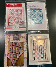 Bundle of 4 quilt patterns from our closed shop