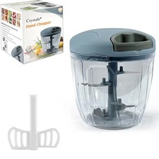 Hand Food Shredder Onions Manual Food Chopper Pull String Piranha Pull and Chop