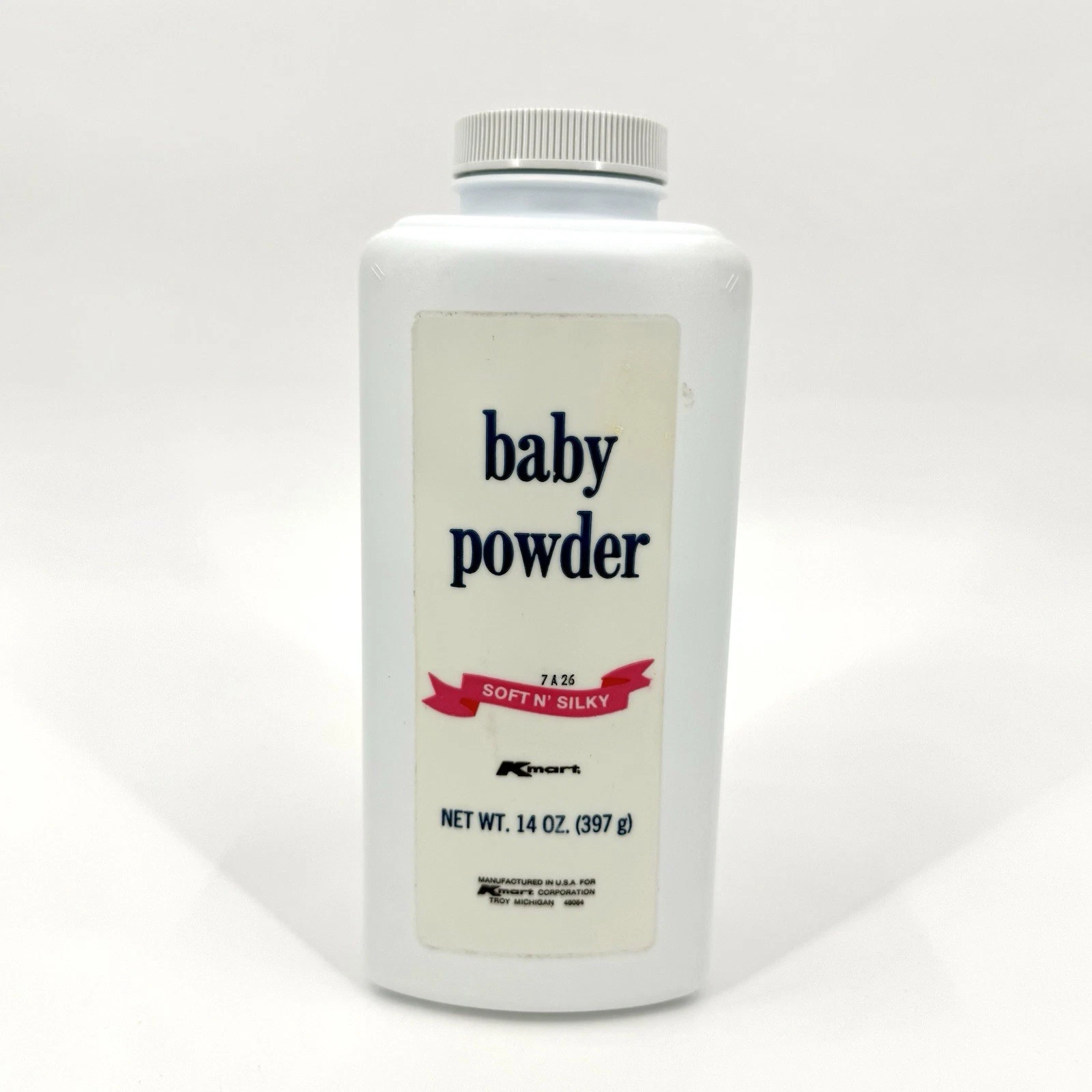 Vintage Kmart Baby Powder Soft N’ Silky 15 oz Original Talc USA 85% Full
Opens in a new window or ta