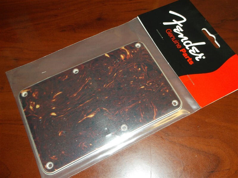 NEW Genuine Fender Backplate Floyd Rose Strat - TORTOISE SHELL, 005-4031-000