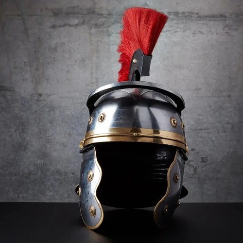 Roman Empire Inspired Warrior Helmet Stainless Steel Historical Replica Cosplay - Picture 3 of 6