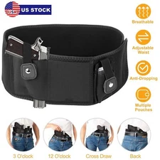 iMountek Tactical Belly Band Holster Concealed Carry Holster Pistol Waist Pouch