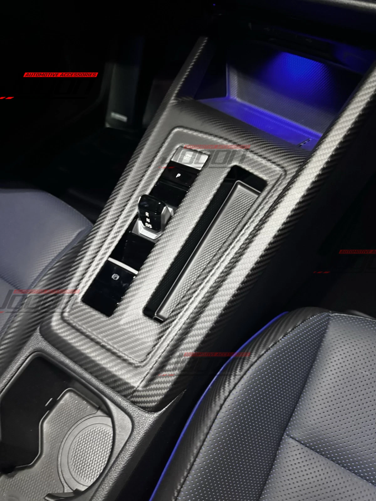 Golf R GTI Matte Carbon Console Gear Knob Panel For VW GOLF 8 MK8 R Line GTE 21+ - Picture 2 of 14