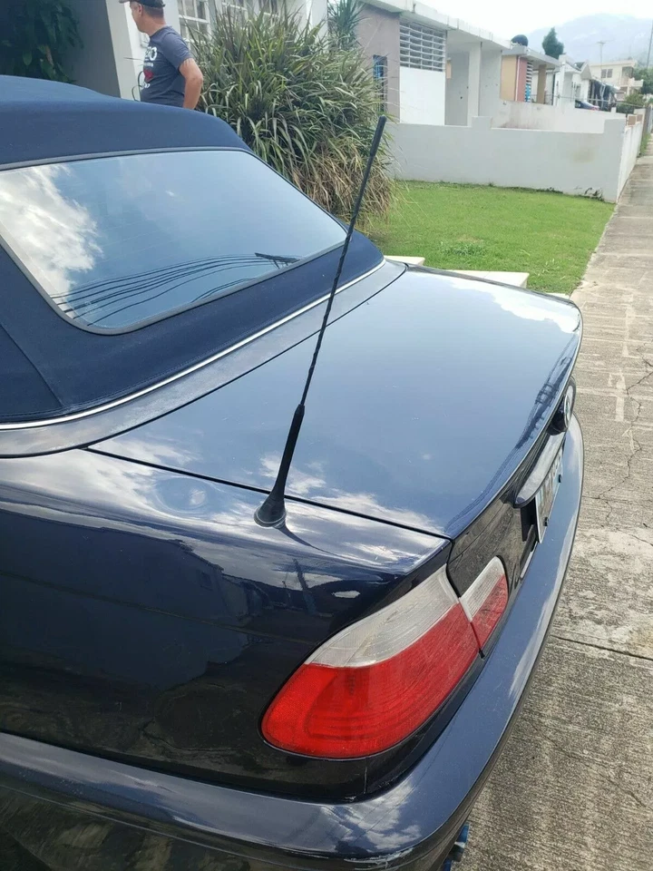 Antena de 16" mástil de goma negro varilla de alimentación radio AM/FM para BMW Serie 3 1995-2006 Foto 4 de 4