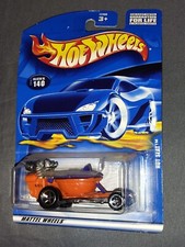 Hot Wheels 2001 Collector Car #140 - Hot Seat (Orange with Lavender Seat) 50669