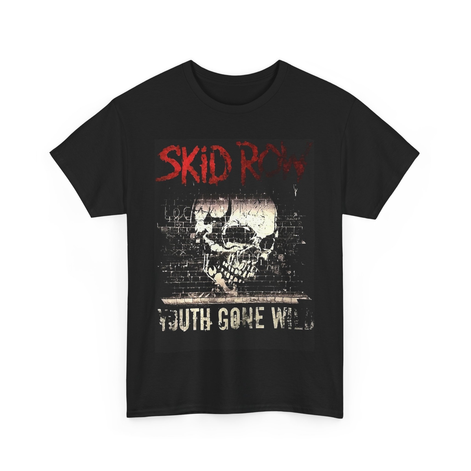 FILA T shirt Skid Row maglietta Youth Gone Wild maglietta rock anni 80 maglietta concerto tour album