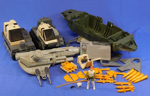 GI JOE THUNDERCLAP COMPLETE WITH LONG RANGE FIGURE 1989 CLEAN