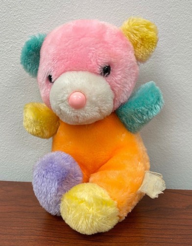 multi coloured teddy bear