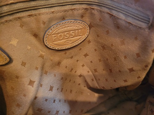 Fossil Crossbody Purse Boho Bag Zip Closure - Picture 21 of 23
