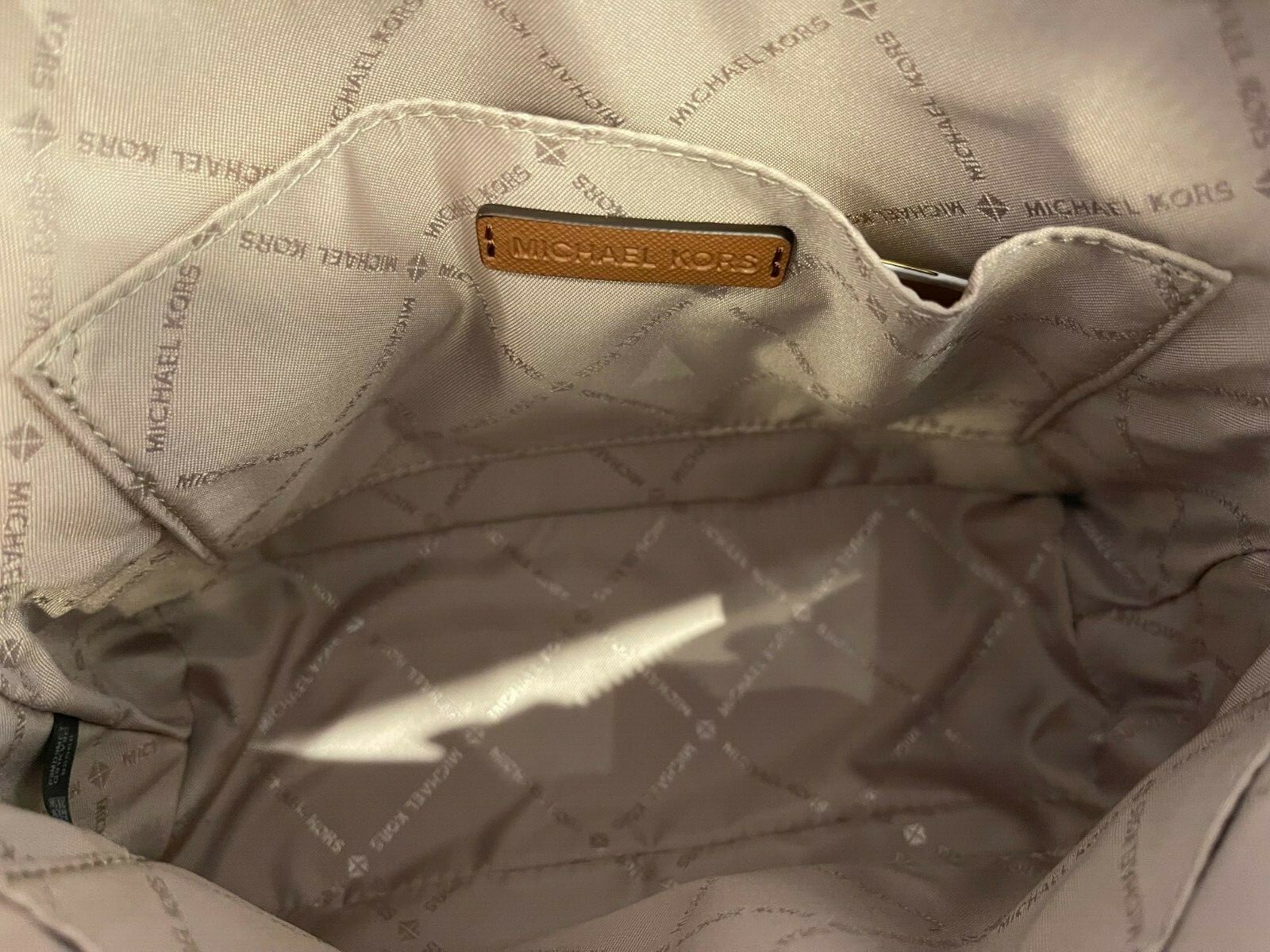 Michael Kors Jet Set Travel Dome Shoulder Crossbody Bag MK Brown