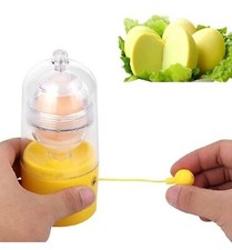 Scuotitore Agitatore Frullino per Uova in Plastica Scuotiuova Manuale Q-t191 - Miniatura 3