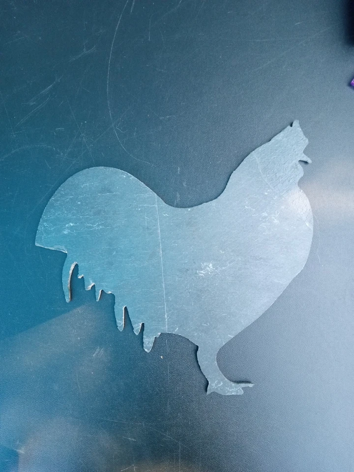 Chicken Chalkboard – Farmhouse Kitchen Memo Board, Rooster Decor Gift ~ TRL7#47 - Image 4 of 4