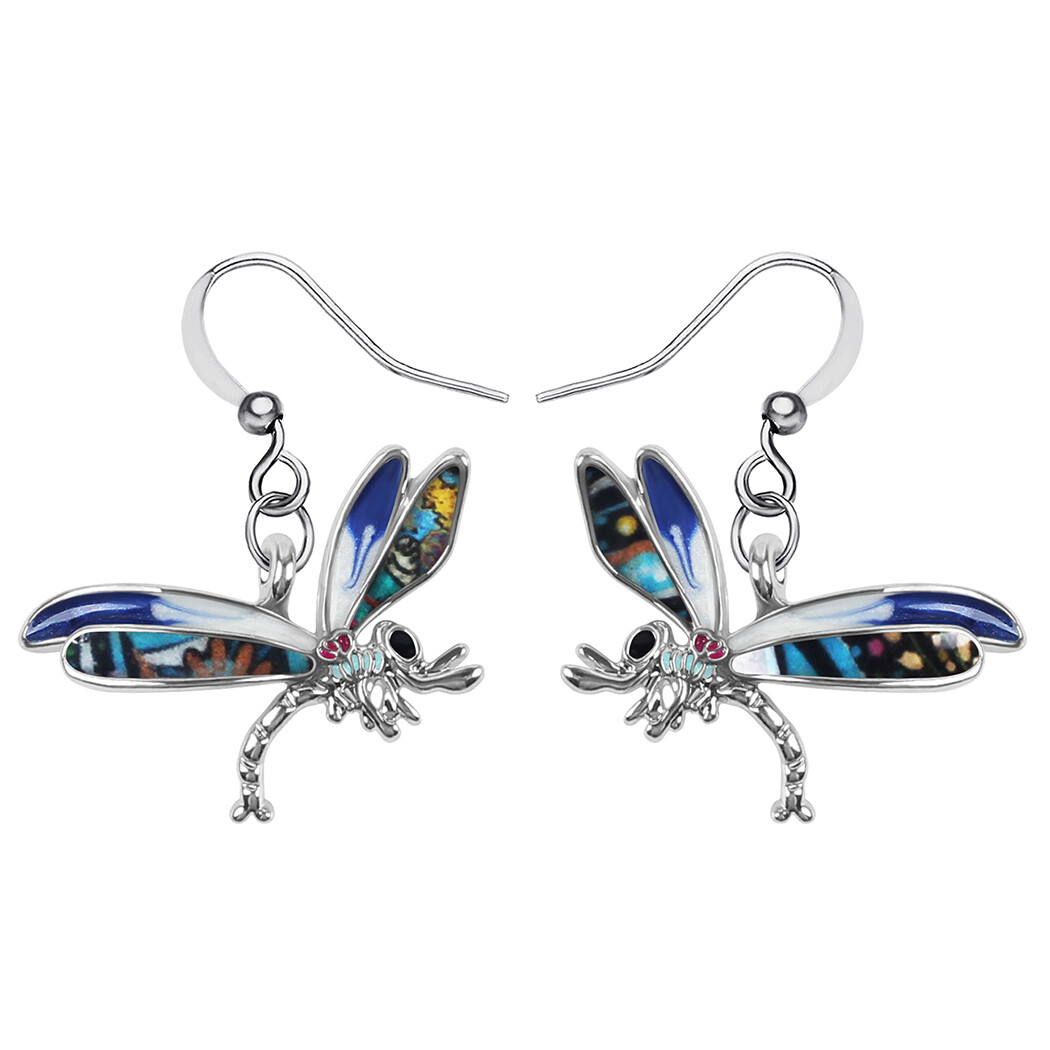 CHRYSALIS Drop Crystal Butterfly Earrings in Pink Ombre by Stefanie Somers - Stefanie Somers Inc