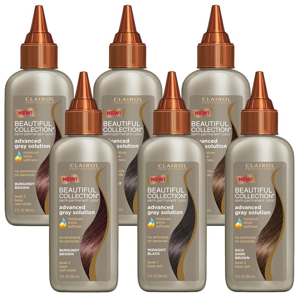 3 Bottles Clairol Beautiful Collection Advanced Gray Solution Hair Color 3  oz | eBay