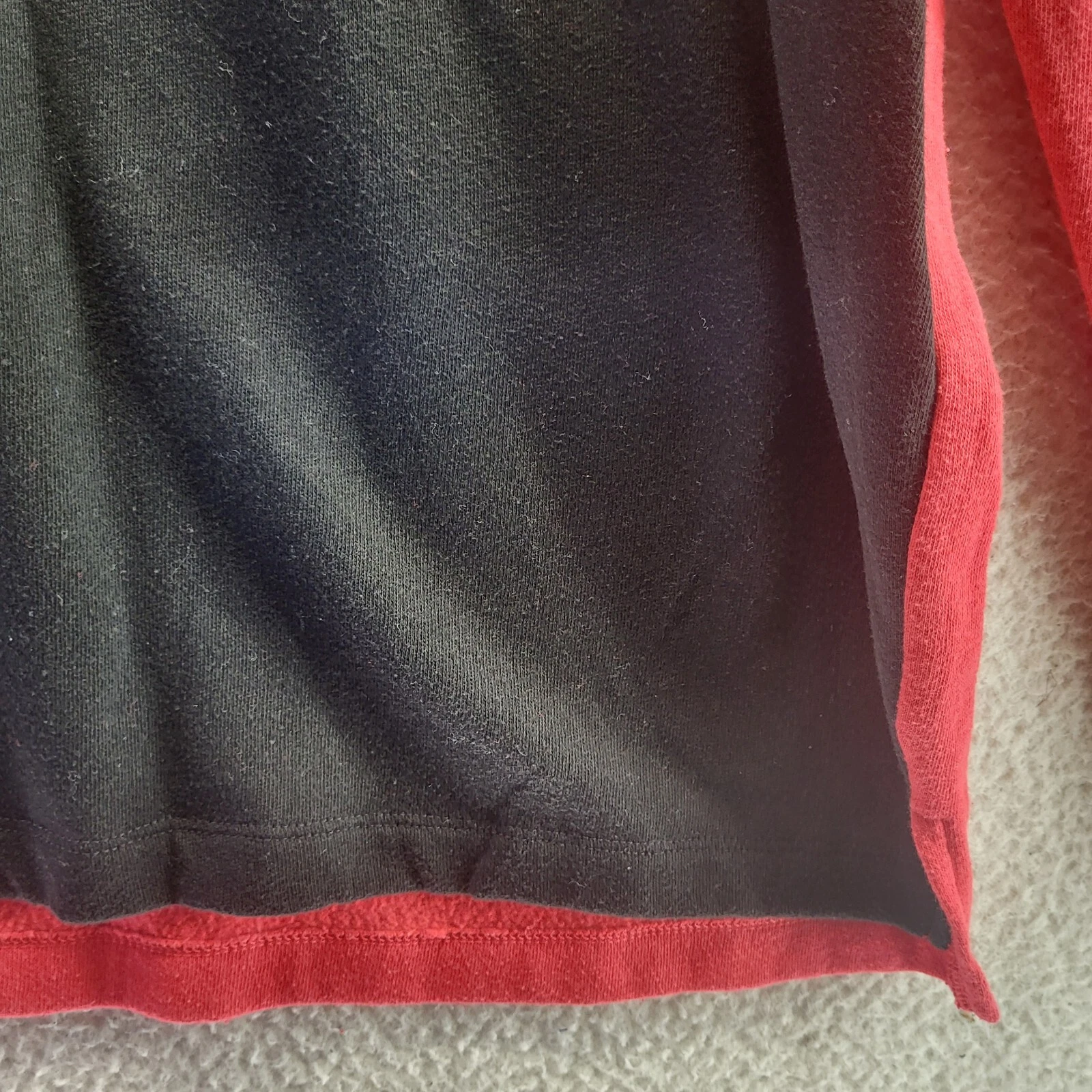 UNDERCOVER Felpa con cappuccio ROSA Victoria's Secret Leggera Donna Rosso Medio Nero Logo