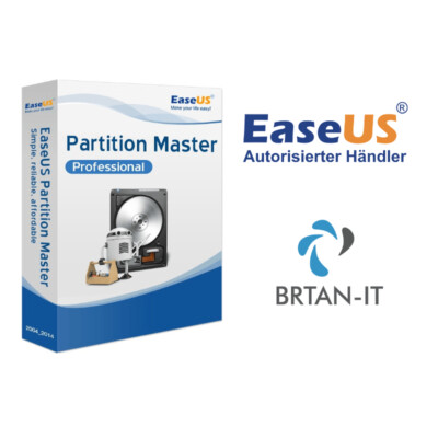 EaseUS Partition Master Professional 20 aktuelle Version für 2 PC's