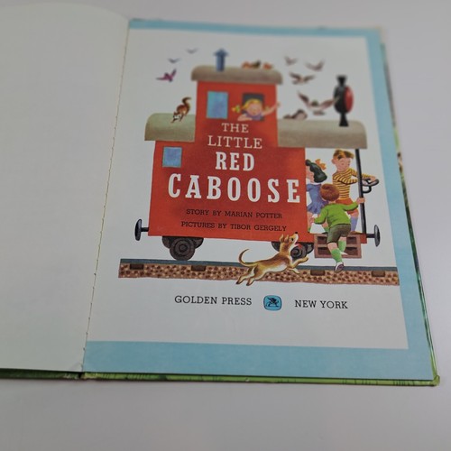 Big Golden Book The Little Red Caboose Train Full Color Hardcover c1969 - Imagen 6 de 9