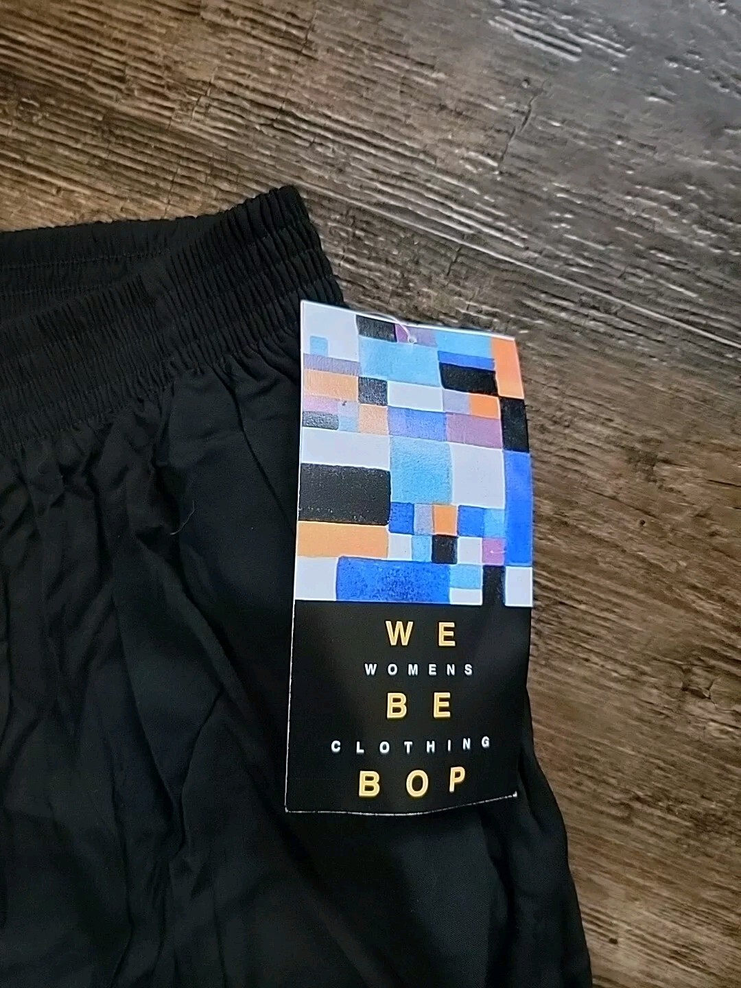 WeBeBop 2x Solid Black Rayon Plus Size Crinkle St… - image 4