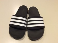 ADIDAS, SIZE-8-REG-SWIM-SHOWER-SLIP ON SHOE-PREOWNED