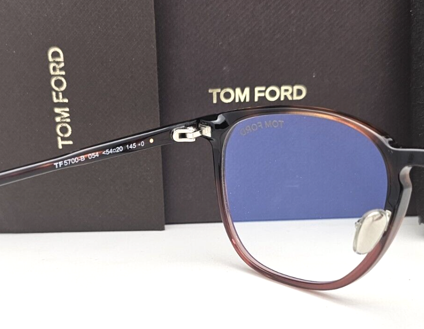 New Tom Ford Reading Glasses TF 5700-B 054 54-20 145 Red Tortoise