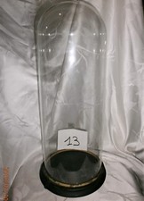 ANCIEN GLOBE CLOCHE VERRE/ROND/XIX-XXéme/H.t.47cm/ N°13/mariée mariage curiosité