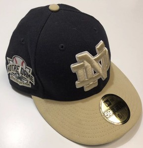 notre dame new era fitted hats