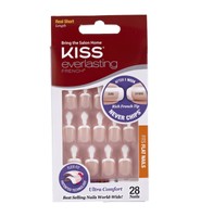 Kiss Everlasting French Glue-on Nails Kit, Clear Pink, Petite Length 1 Ea (2pk) on sale Kiss Everlasting French Glue-on Nails Kit, Clear Pink, Petite Length 1 Ea (2pk) on sale