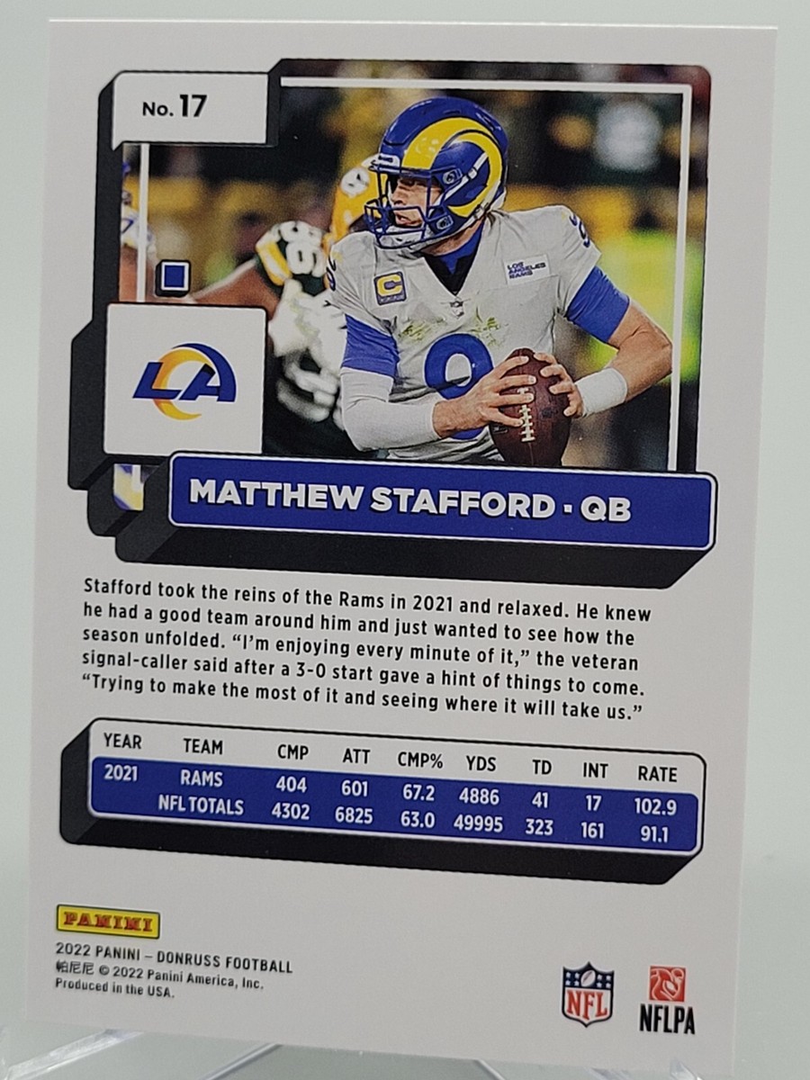 スポーツゲーム(野球盤等) N F L MATTHEW STAFFORD auto patch