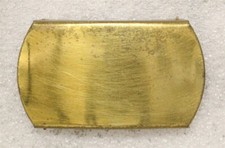 Belt Buckle 2940 - plain, gilt finish for 1 1/4" web belt