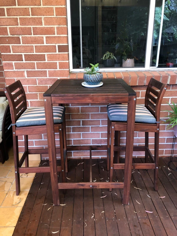 Applaro Ikea Outdoor Bar Table And 2 Stools Dining Furniture Gumtree Australia Parramatta Area 1293844870 Applaro Ikea Outdoor Bar Table And 2, Ikea Bar Table And Stools Outdoor