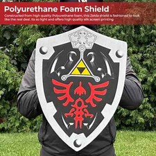 Dark Link Shadow Legends of Zelda Foam Shield for Costume Use - Overall 20.5"