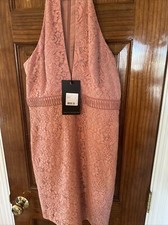 Stylestalker Urban Outfitters Aria Pink Floral Lace Mini Dress NWT Medium