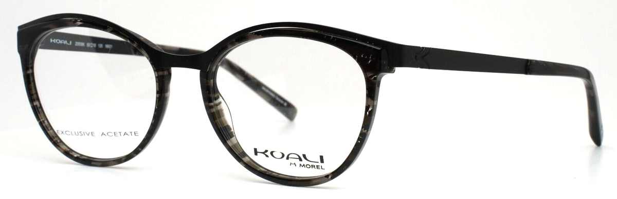 Morel Koali 20008K Blue Black Tortoise Cat Eye Eyeglasses 50-18-135 BB03 France MOREL KOALI 20008K NN01 Black Womens Round Full Rim  main image 3