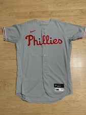 Game Used Yunior Marte 2023 Phillies Road Jersey
