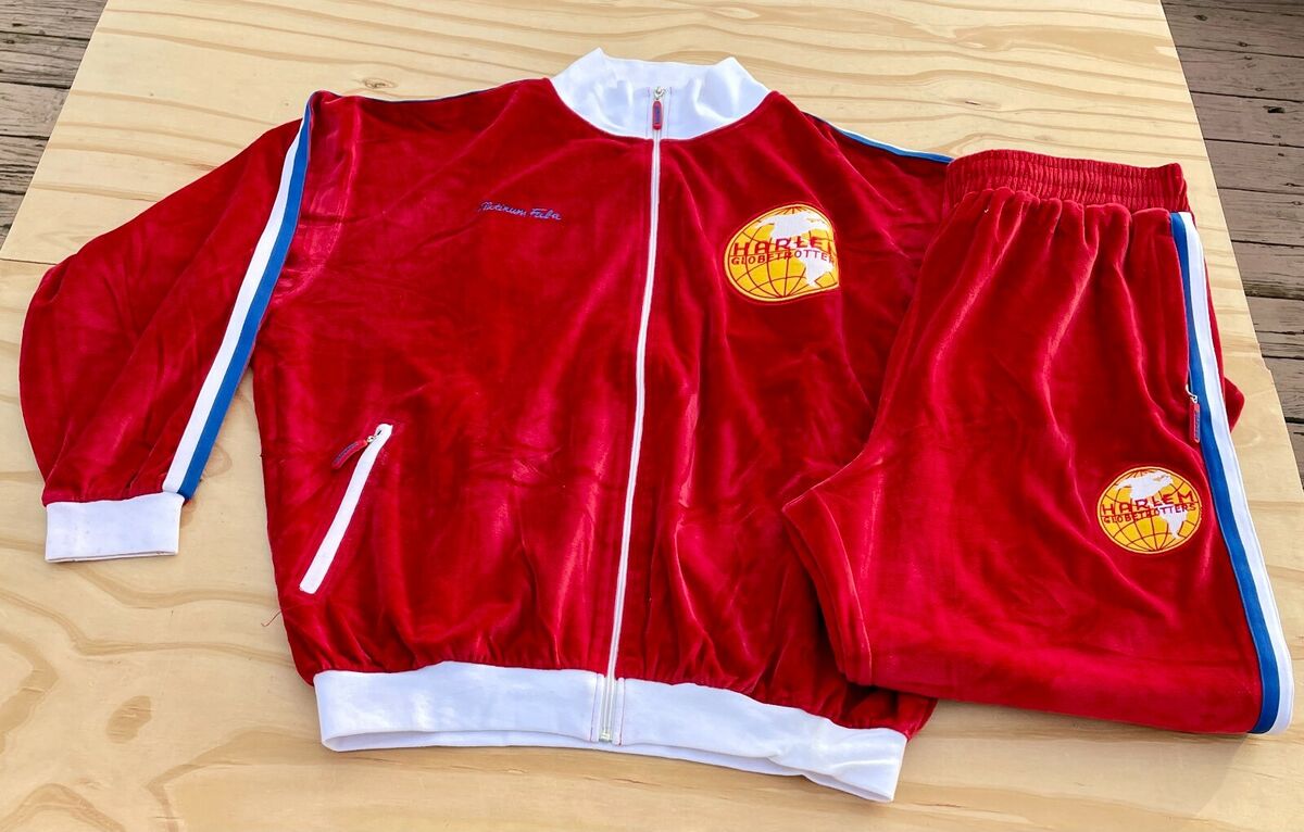 Original Harlem Globetrotters Sports Track Suit Platinum Original Harlem Globetrotters Sports Track Suit Platinum