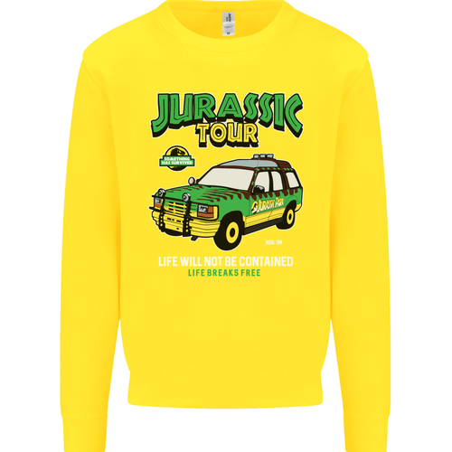 Jurassic Tour Funny Dinosaur Kids Sweatshirt Sweater - Picture 67 of 82