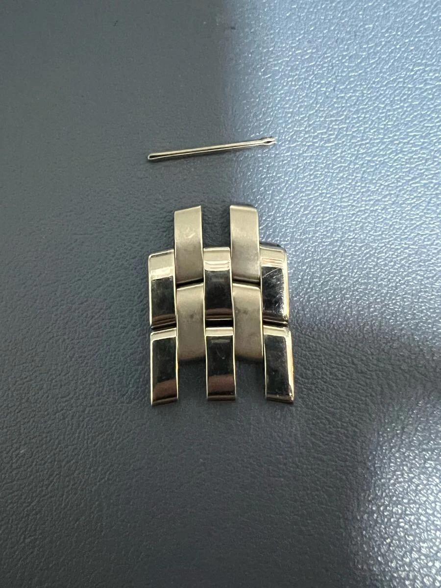 GUCCI Véritable 2 Maillons 5500M Montre Bracelet Homme Ceinture Bracelet Pièces 18mm