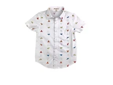 Appaman Boys' Day Party Shirt (Toddler/Little Big Kid), White Rose