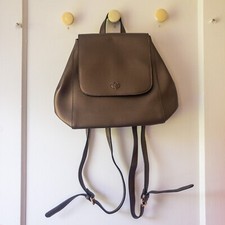 Karma Imitación Cuero Guijarro Vegano Mochila Cartera Bolso de Mano Bronce Cobre