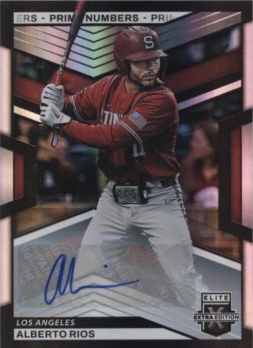 2023 Panini Elite Extra Edition - Alberto Rios #27 Prime Numbers B ...