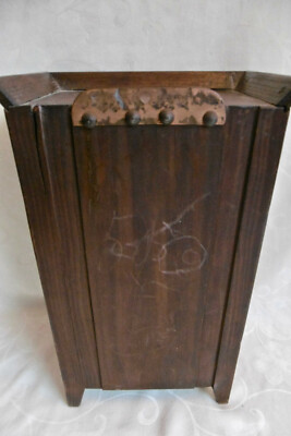 Miniature Armoire Ancienne Bretonne – Hauteur 37 Cm – Pour Poupée Ou Déco