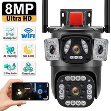 8MP Security Camera Outdoor WiFi Pan-Tilt Motion Detection Surveillance Cam