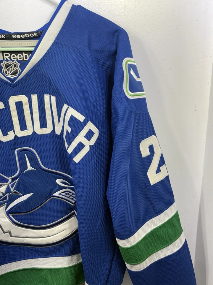 Camiseta deportiva NHL Reebok Vancouver Canucks Chris Higgins para hombre talla 48 hecha en Canadá Foto 3 de 4