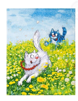 Set Küchentücher Katzen. Набор полотенец кухонных Влюблённые Коты. Geschenk. Neu