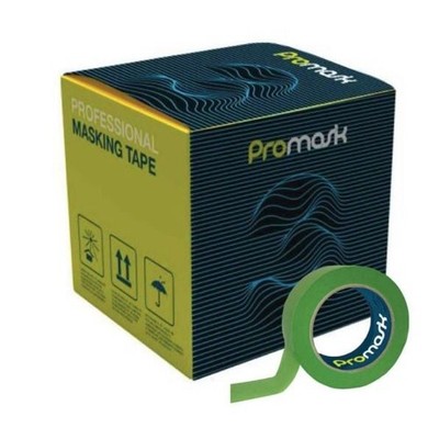 PROMASK 3 Grün 38mm Auto Abdeckband Sprühlackierung Profi 80C Low Bake
