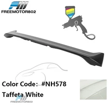Fits 06-11 Honda Civic Sedan OE Style Painted #NH578 White Trunk Spoiler W/LED